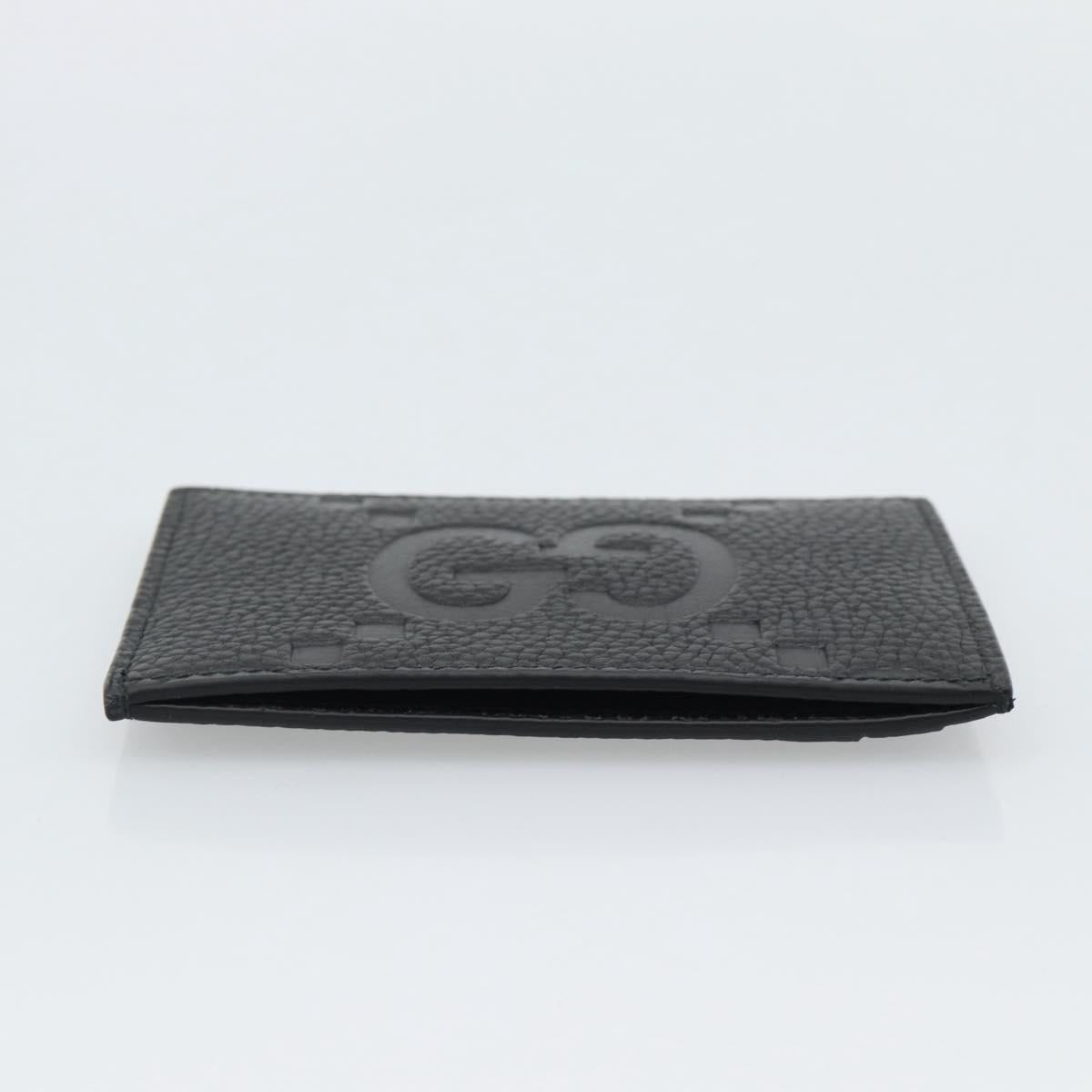 GUCCI GuccissimaGG Card Case Black 812681 Auth 192847M - Jerrillo image 5