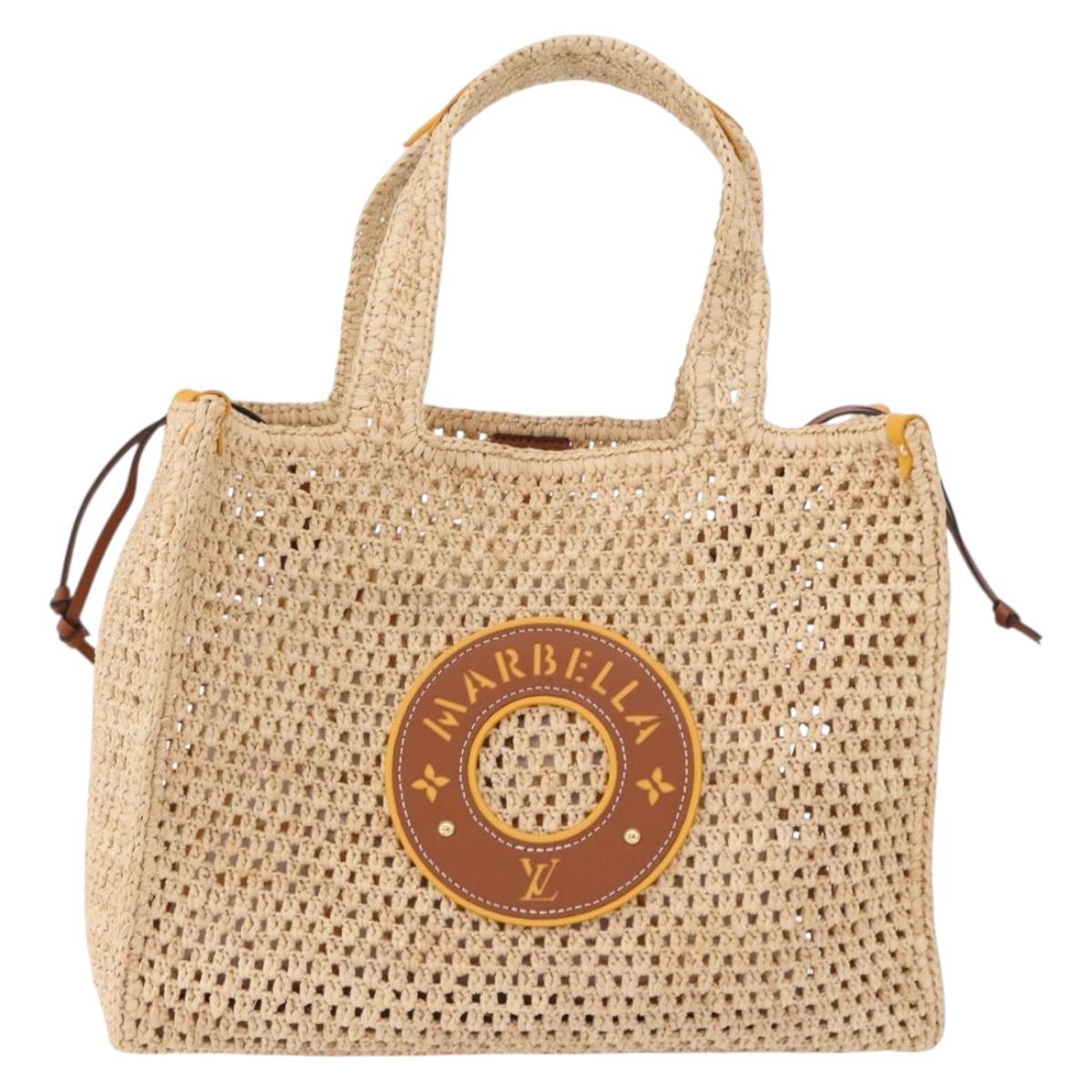 LOUIS VUITTON By The Pool On The Go MM Raffia Beige M24723 LV Auth 192900SAM - Jerrillo image 2