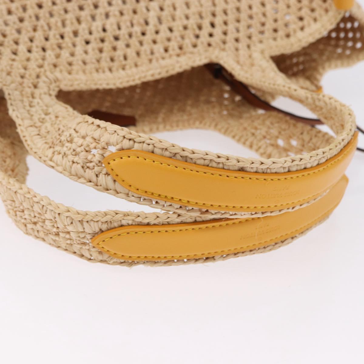 LOUIS VUITTON By The Pool On The Go MM Raffia Beige M24723 LV Auth 192900SAM - Jerrillo image 7