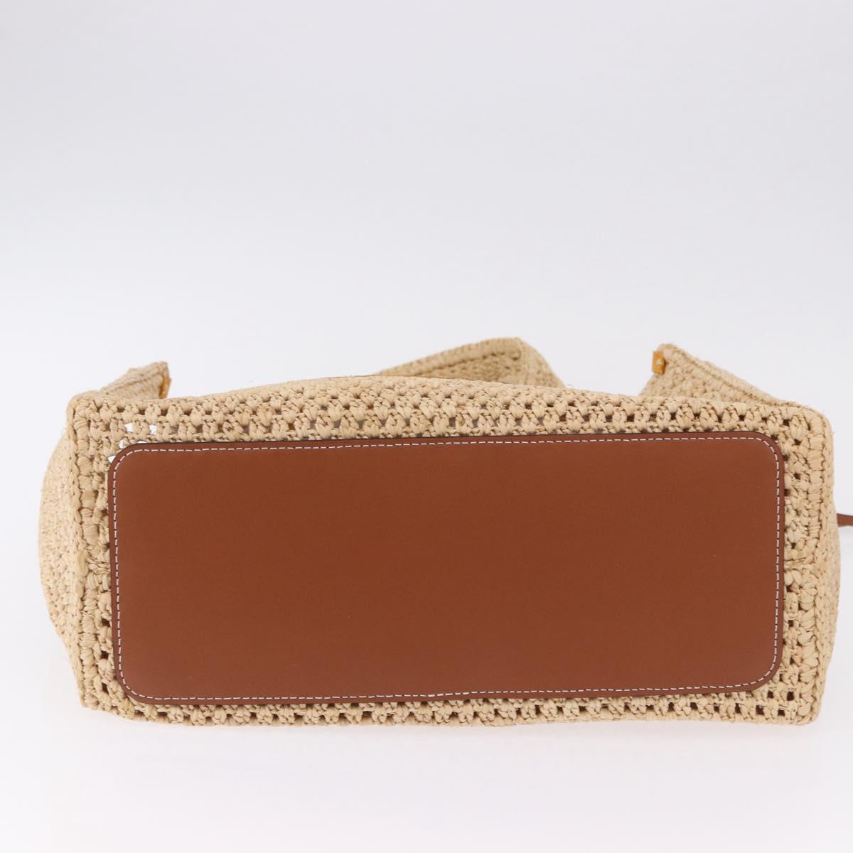 LOUIS VUITTON By The Pool On The Go MM Raffia Beige M24723 LV Auth 192900SAM - Jerrillo image 9