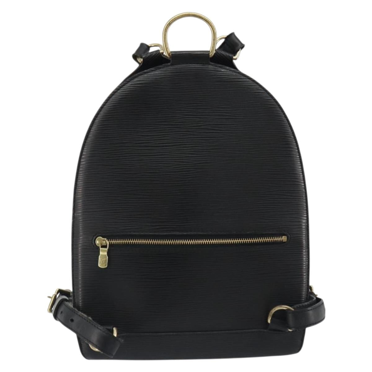LOUIS VUITTON Epi Mabillon Backpack Black M52232 LV Auth 192914 - Jerrillo image 2