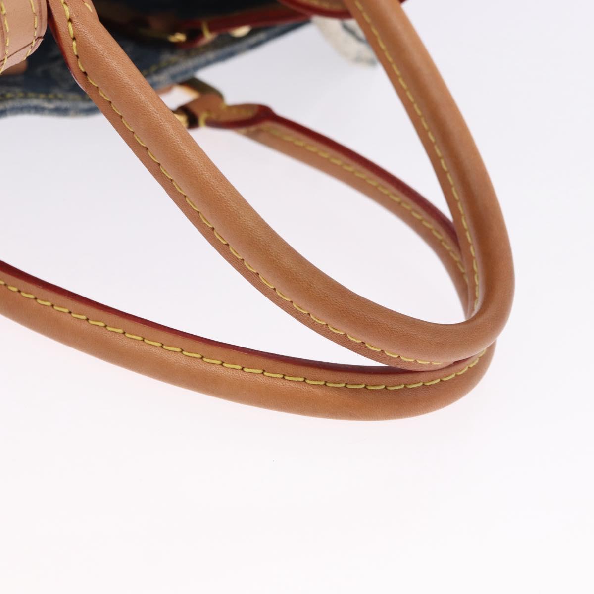 LOUIS VUITTON Monogram Denim On The Go MM Hand Bag Blue M46871 LV Auth 192928SAM - Jerrillo image 8