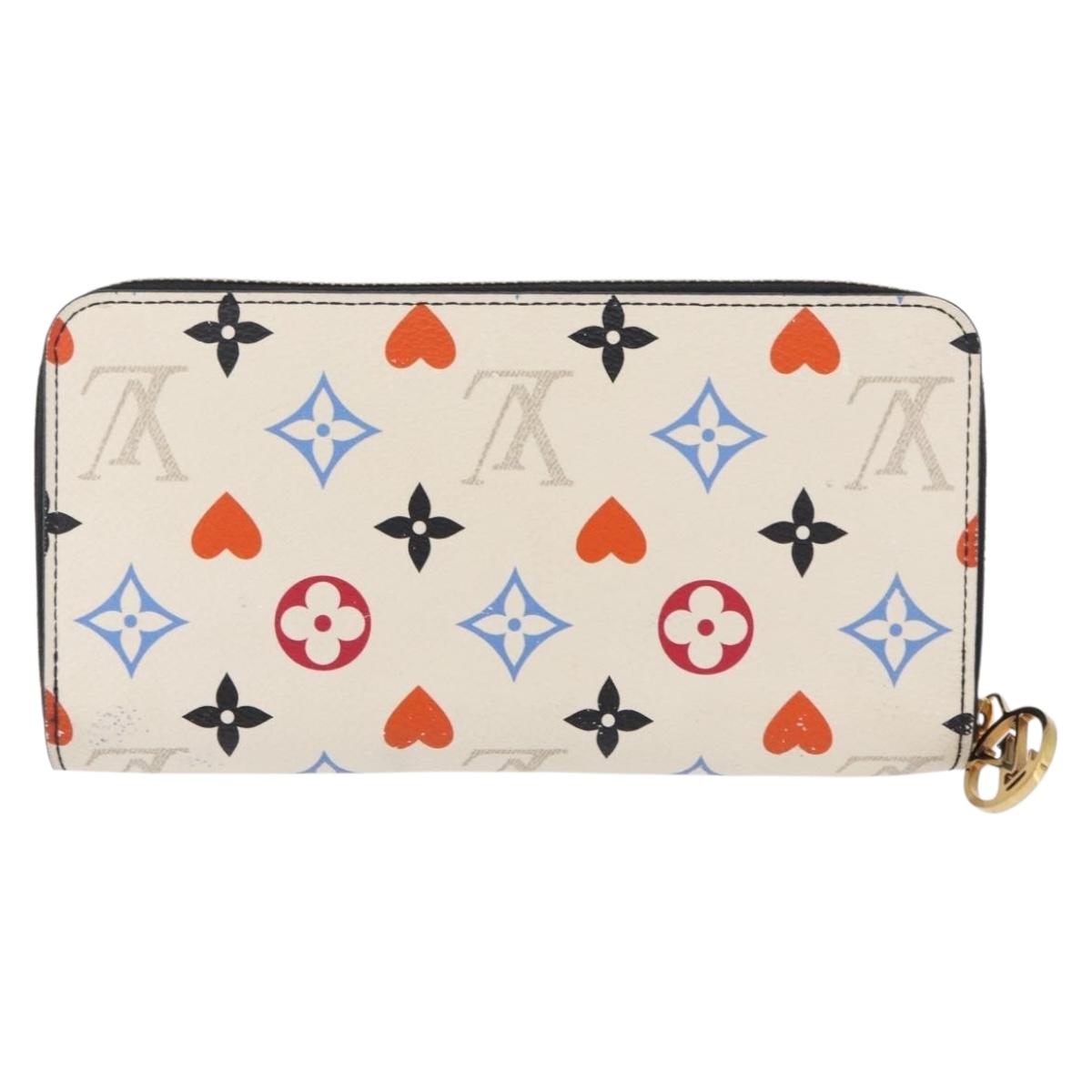 LOUIS VUITTON Monogram Game On Zippy Long Wallet White M57491 LV Auth 192943A - Jerrillo image 2