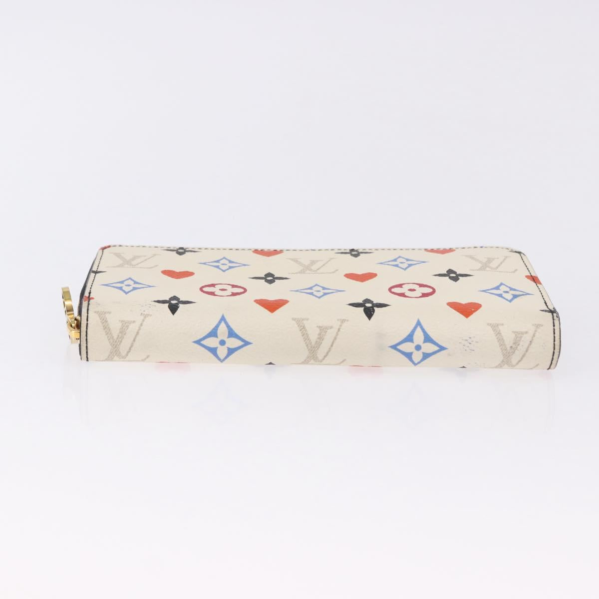 LOUIS VUITTON Monogram Game On Zippy Long Wallet White M57491 LV Auth 192943A - Jerrillo image 6