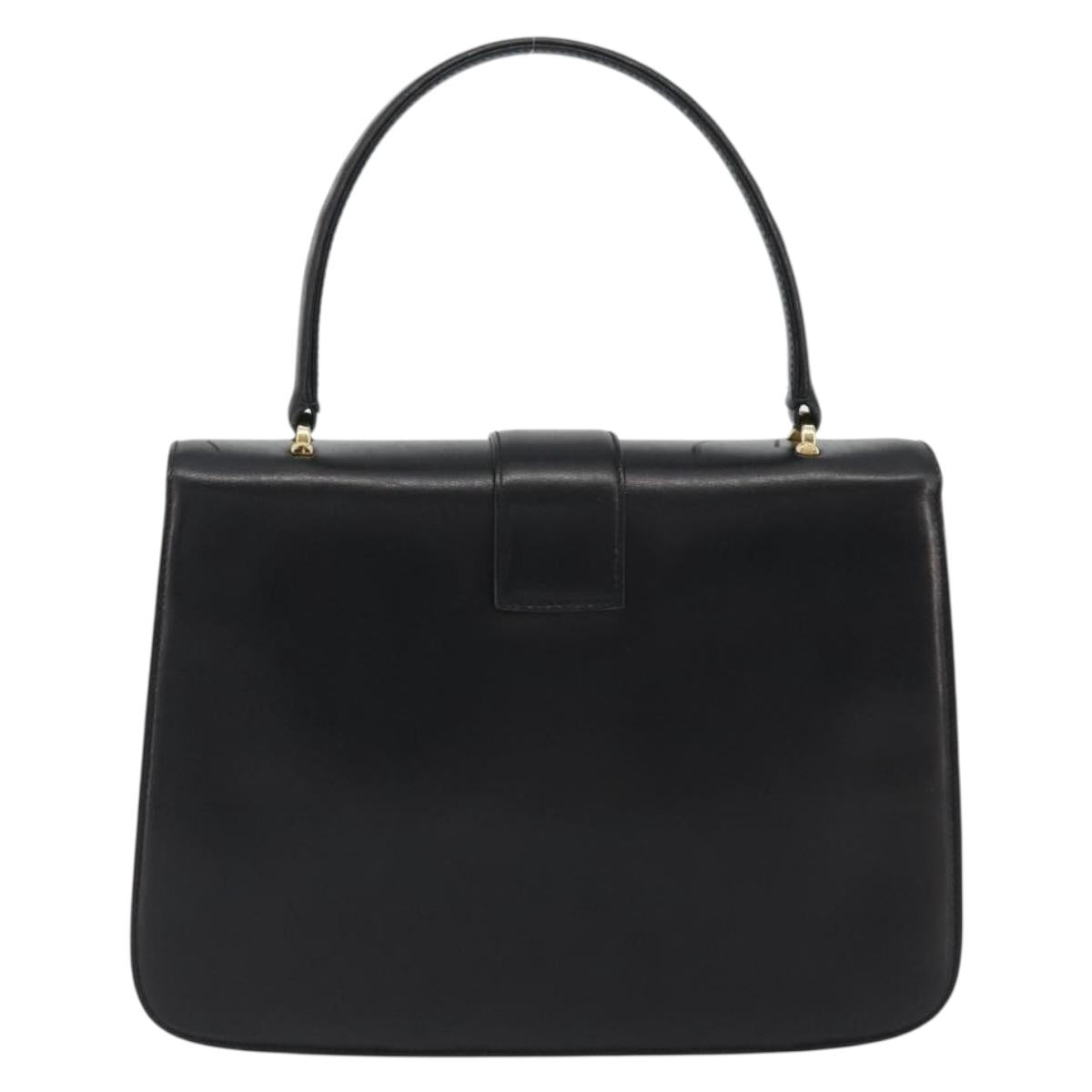 GUCCI Hand Bag Leather Black Gold 319795 Auth 192984A - Jerrillo image 2