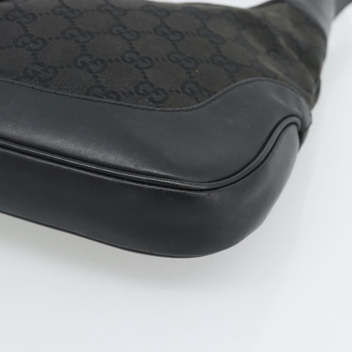Borsa a tracolla Gucci GG Canvas Jackie nera e argento 204990 Autentica 193049V - Jerrillo image 10