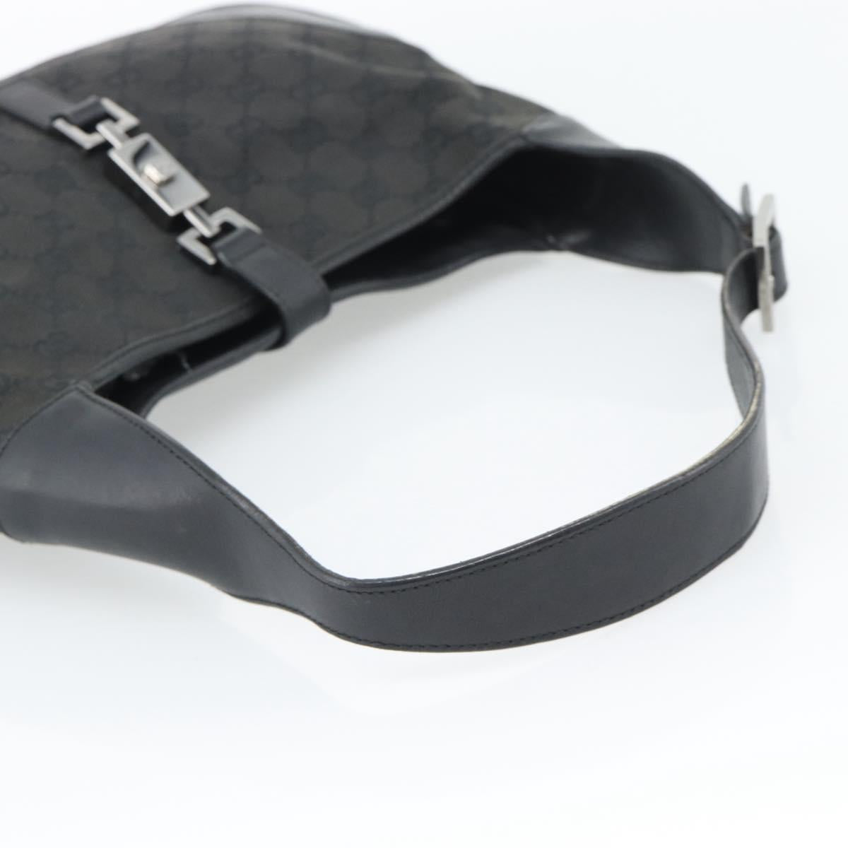 Borsa a tracolla Gucci GG Canvas Jackie nera e argento 204990 Autentica 193049V - Jerrillo image 7