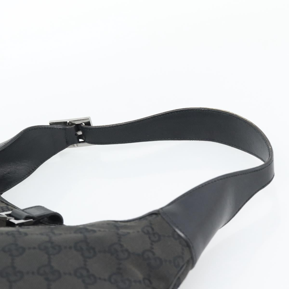 Borsa a tracolla Gucci GG Canvas Jackie nera e argento 204990 Autentica 193049V - Jerrillo image 8