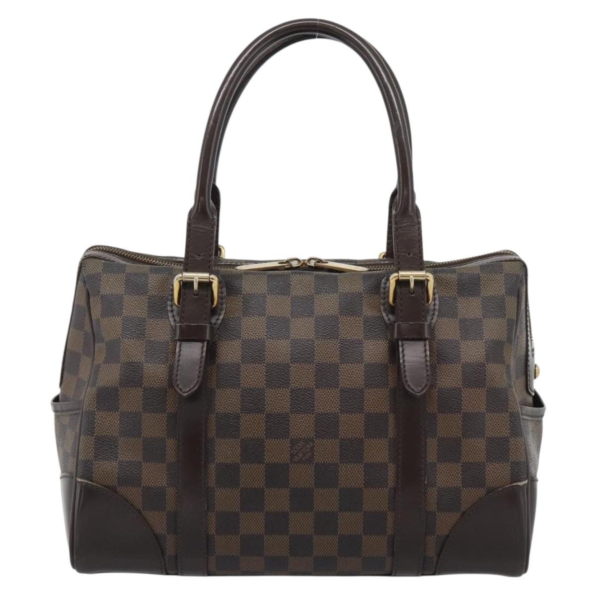 LOUIS VUITTON Damier Ebene Berkeley Hand Bag N52000 LV Auth 193081 - Jerrillo image 2