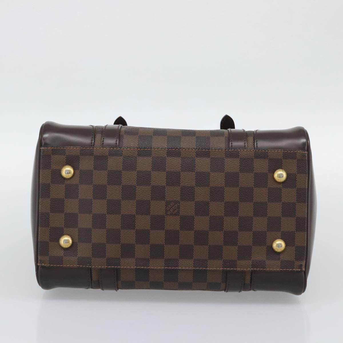 LOUIS VUITTON Damier Ebene Berkeley Hand Bag N52000 LV Auth 193081 - Jerrillo image 5