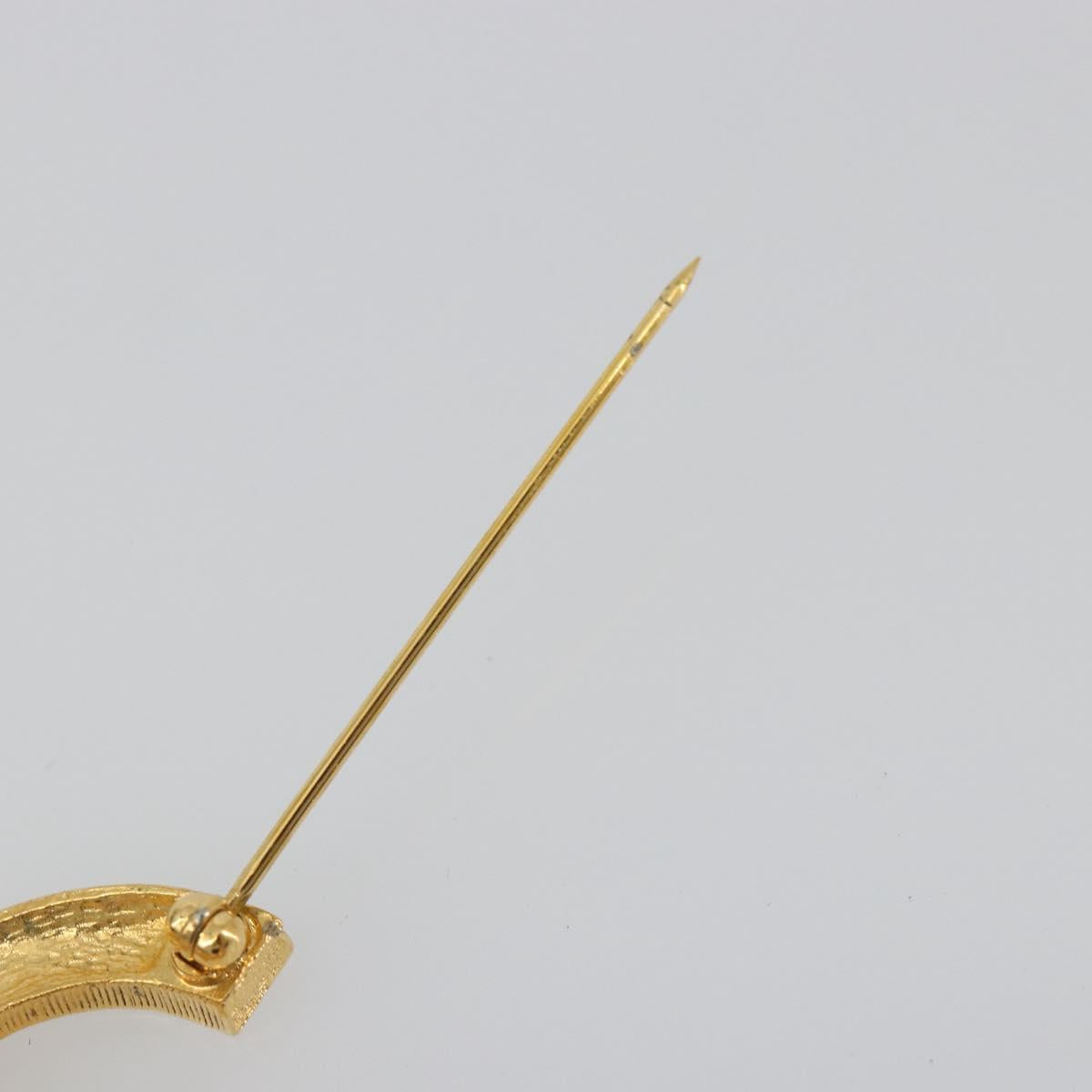 CHANEL COCO Mark Brooch metal Gold Tone CC Auth 193163V - Jerrillo image 7
