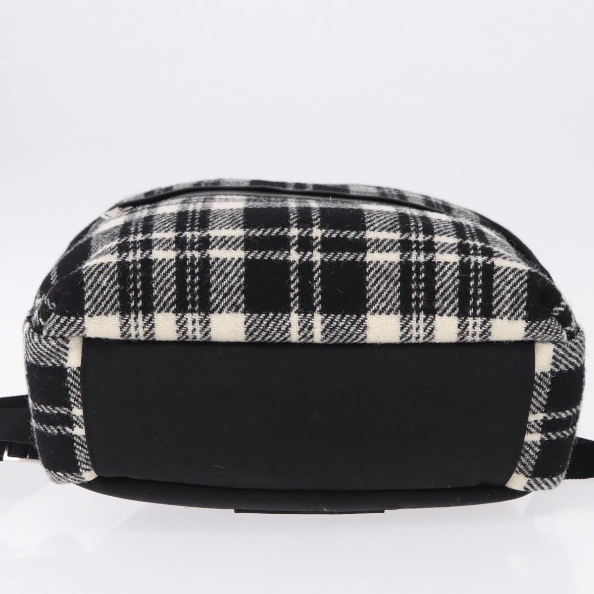 SAINT LAURENT Backpack Wool Black Silver Auth 193512V - Jerrillo image 5