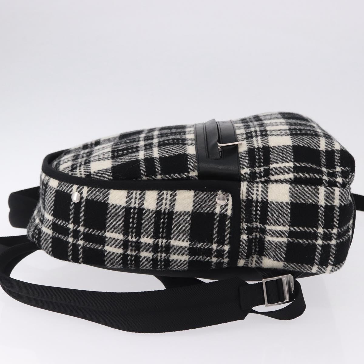 SAINT LAURENT Backpack Wool Black Silver Auth 193512V - Jerrillo image 4