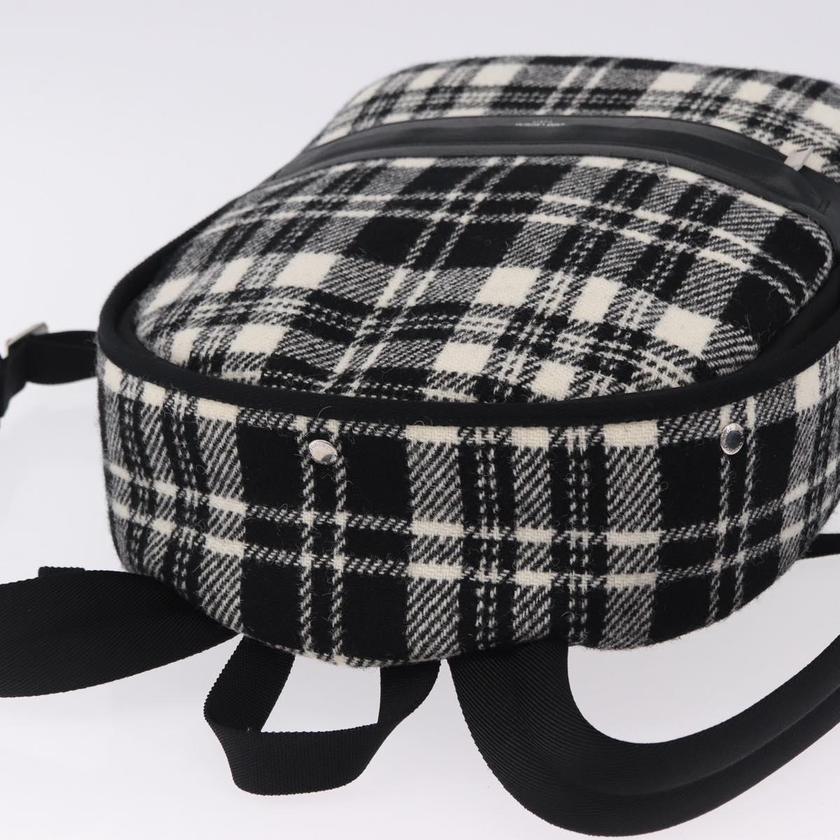 SAINT LAURENT Backpack Wool Black Silver Auth 193512V - Jerrillo image 6
