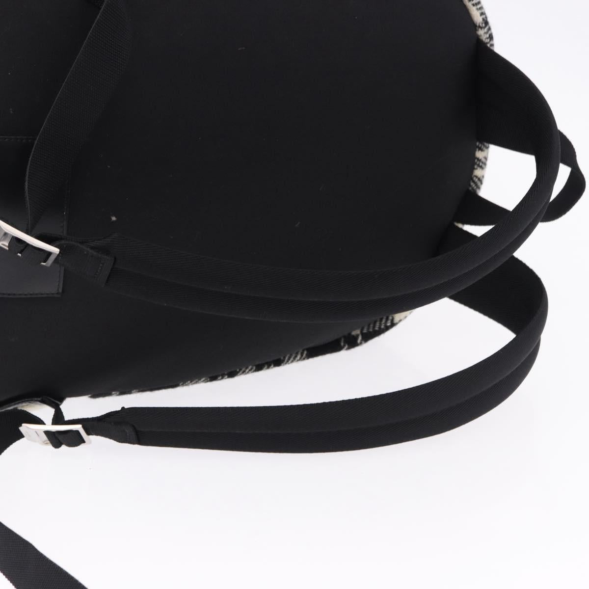 SAINT LAURENT Backpack Wool Black Silver Auth 193512V - Jerrillo image 8