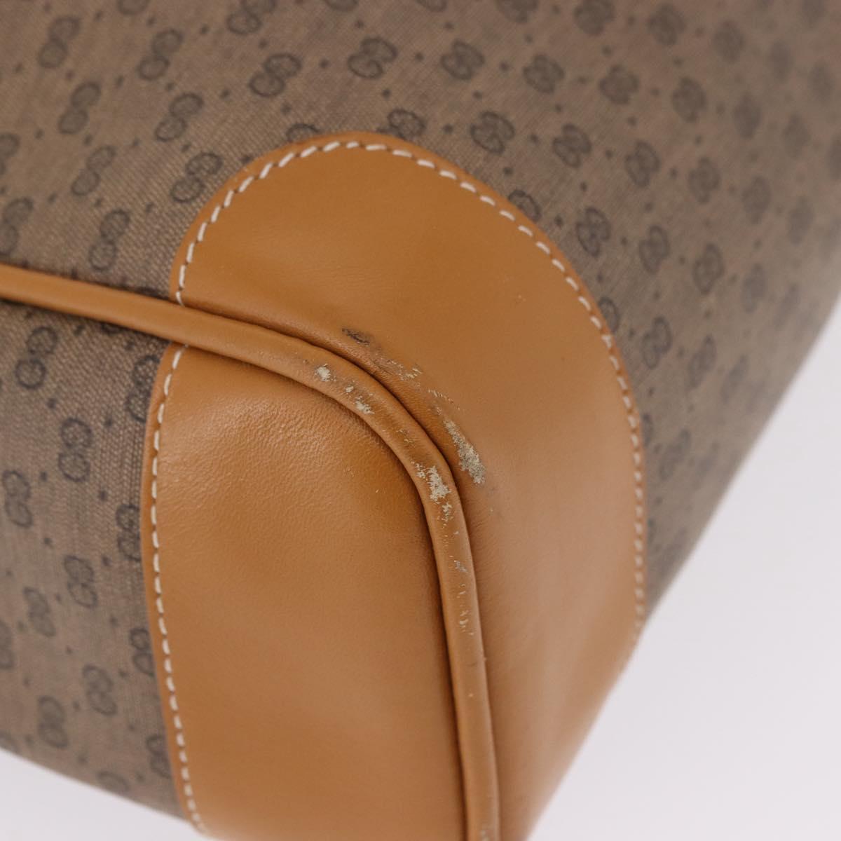GUCCI Micro GG Supreme Tote Bag PVC Beige Gold Auth 193519 - Jerrillo image 10