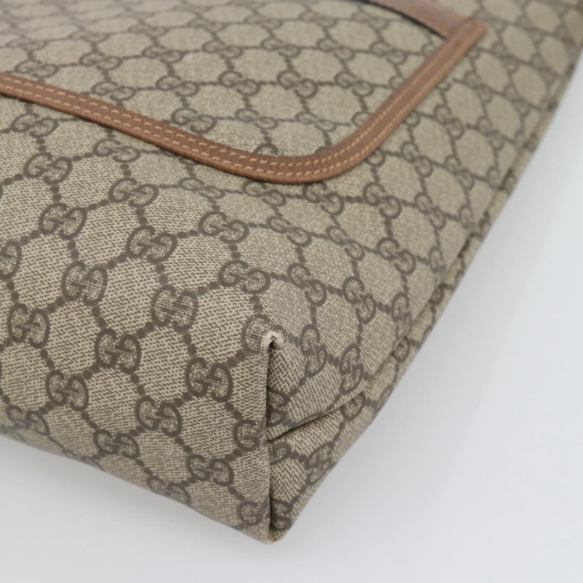 GUCCI GG Supreme Web Sherry Line Tote Bag PVC Beige Gold 002 58 6487 Auth 193572 - Jerrillo image 10