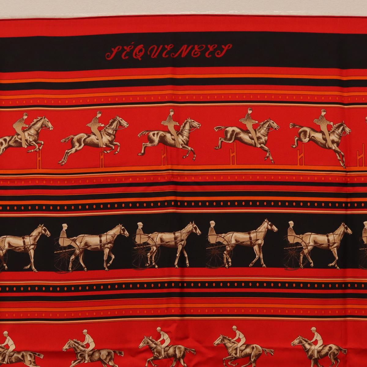 HERMES Carre 90 Scarf Silk Red Auth 193600M - Jerrillo image 3