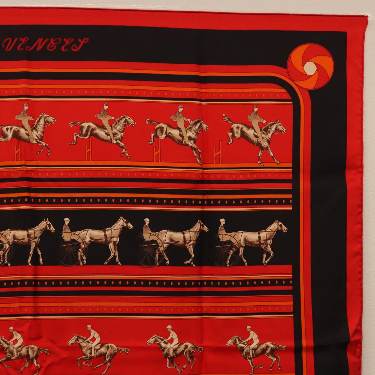HERMES Carre 90 Scarf Silk Red Auth 193600M - Jerrillo image 4