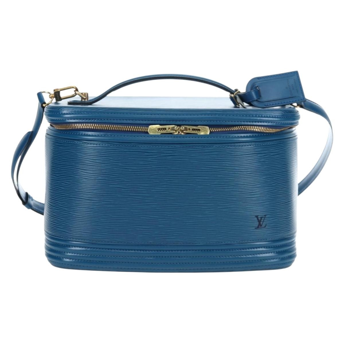 LOUIS VUITTON Epi Nice Hand Bag 2way Toledo Blue M48015 LV Auth 193753V - Jerrillo image 2