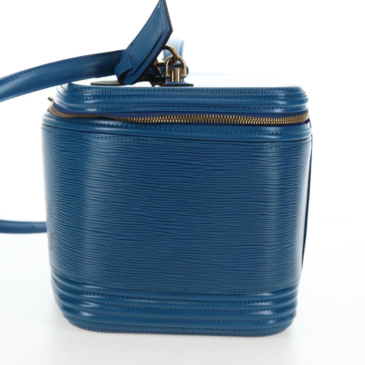 LOUIS VUITTON Epi Nice Hand Bag 2way Toledo Blue M48015 LV Auth 193753V - Jerrillo image 4