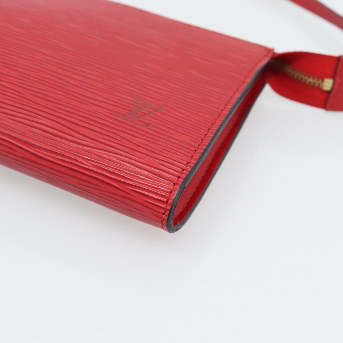 LOUIS VUITTON Epi Pochette Accessoires Pouch Red M52947 LV Auth 193867 - Jerrillo image 9
