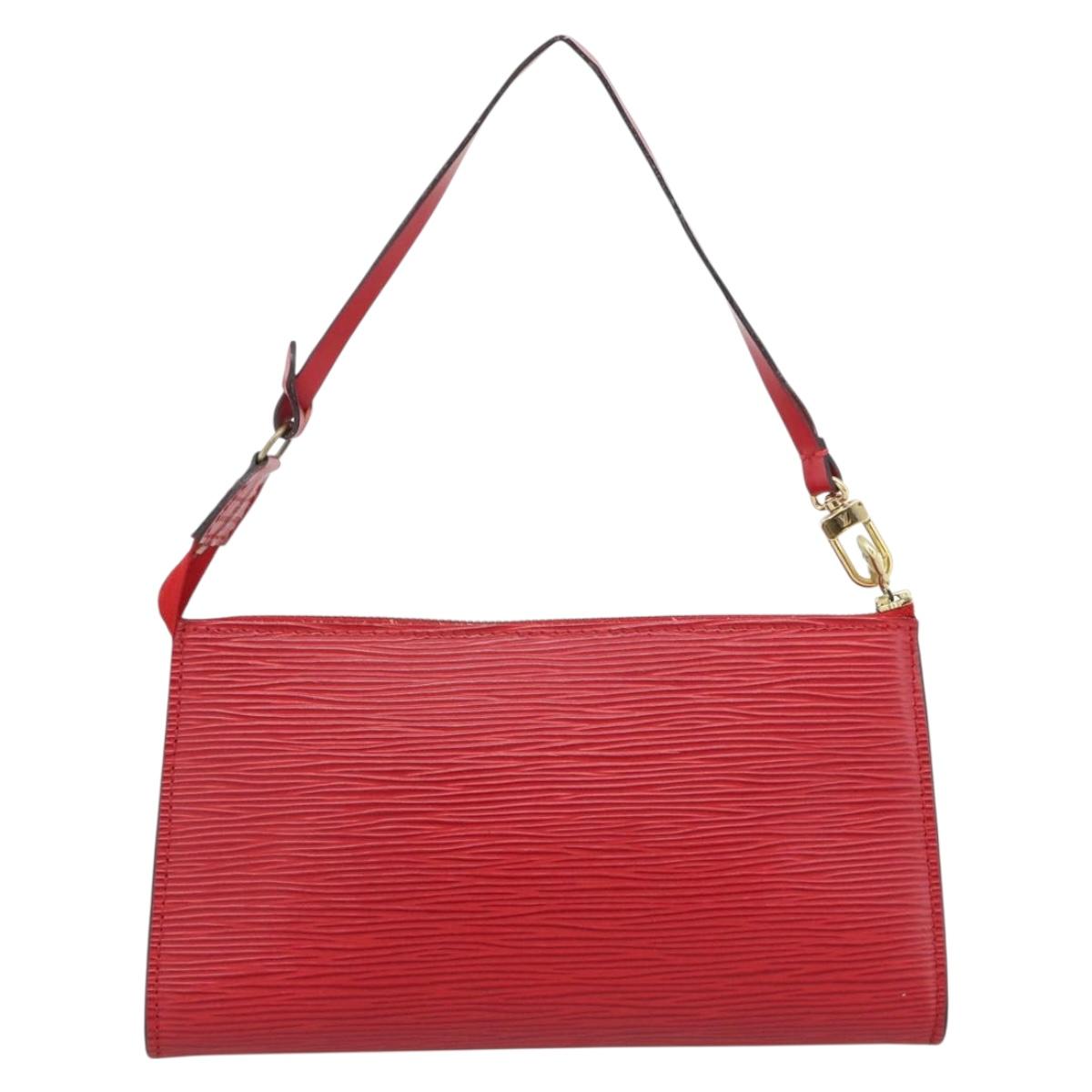 LOUIS VUITTON Epi Pochette Accessoires Pouch Red M52947 LV Auth 193867 - Jerrillo image 2
