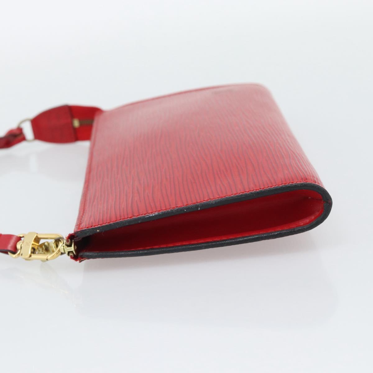 LOUIS VUITTON Epi Pochette Accessoires Pouch Red M52947 LV Auth 193867 - Jerrillo image 3