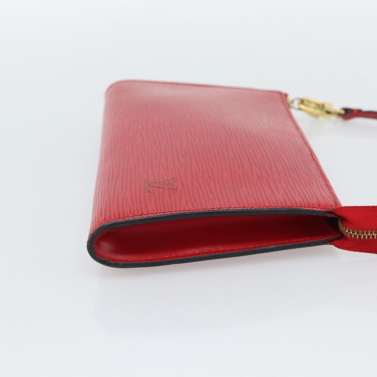 LOUIS VUITTON Epi Pochette Accessoires Pouch Red M52947 LV Auth 193867 - Jerrillo image 4