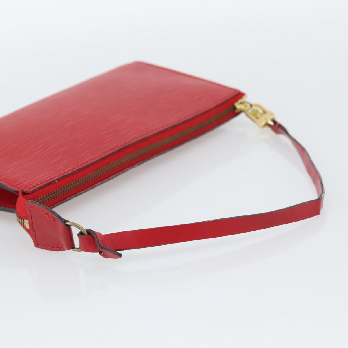 LOUIS VUITTON Epi Pochette Accessoires Pouch Red M52947 LV Auth 193867 - Jerrillo image 7