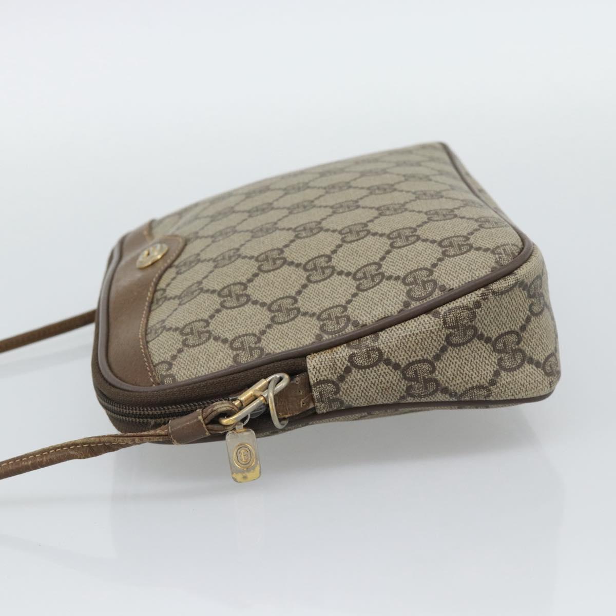 GUCCI GG Supreme Shoulder Bag PVC Beige Gold 40 02 068 Auth 193870 - Jerrillo image 4