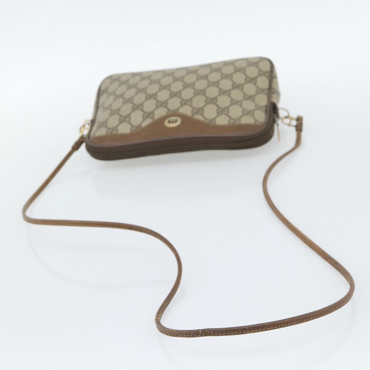 GUCCI GG Supreme Shoulder Bag PVC Beige Gold 40 02 068 Auth 193870 - Jerrillo image 7