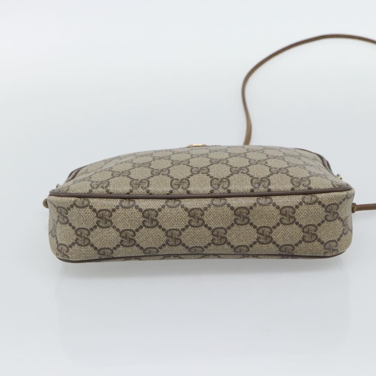 GUCCI GG Supreme Shoulder Bag PVC Beige Gold 40 02 068 Auth 193870 - Jerrillo image 9
