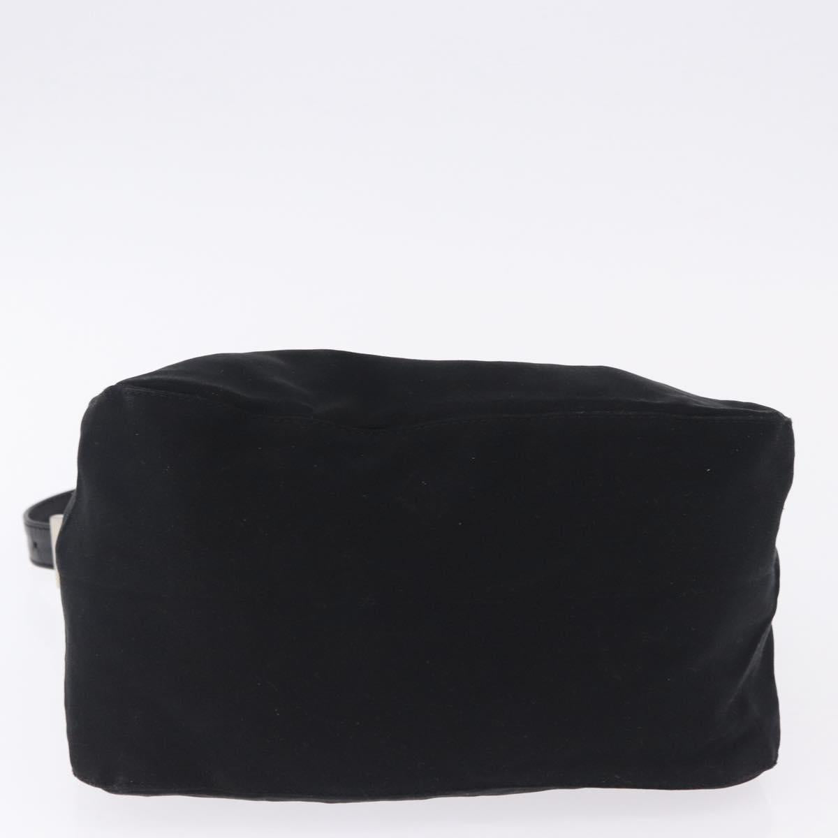Borsa a tracolla FENDI Mamma Baguette in jersey di cotone, nera e argento, autentica 193880 image 10