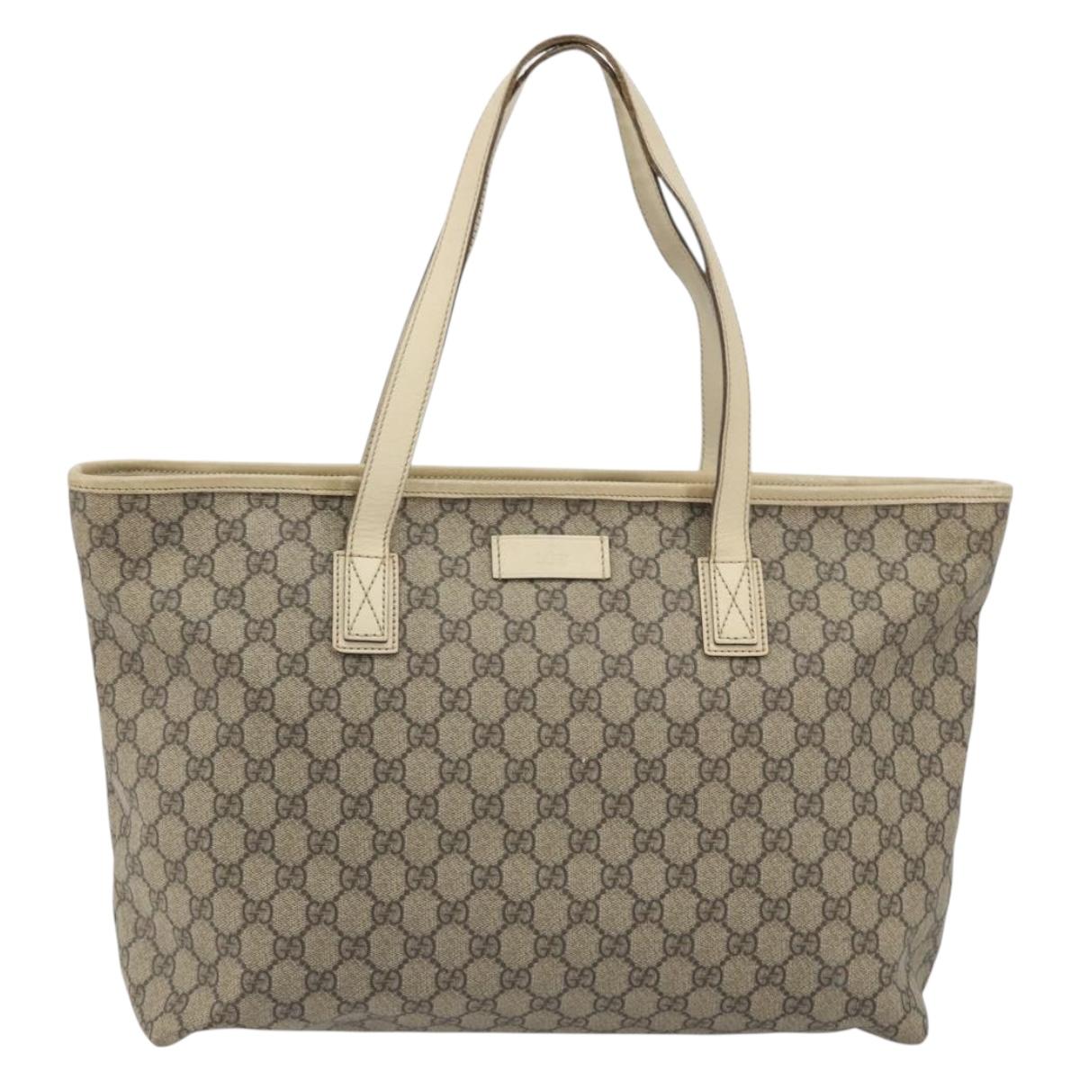 Borsa tote GUCCI GG Supreme in PVC beige 211137 Autentica 194013 - Jerrillo image 2