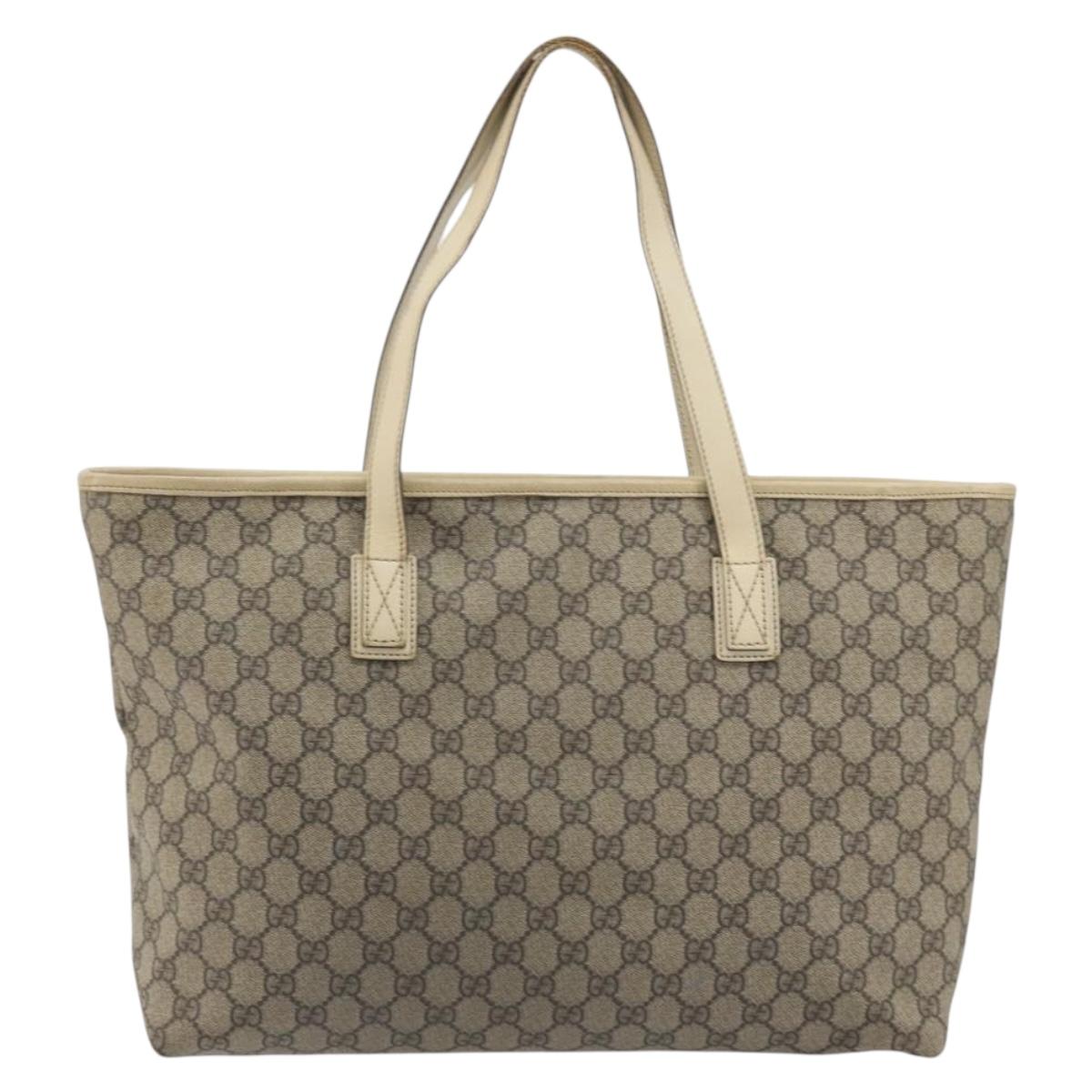 Borsa tote GUCCI GG Supreme in PVC beige 211137 Autentica 194013 - Jerrillo image 3