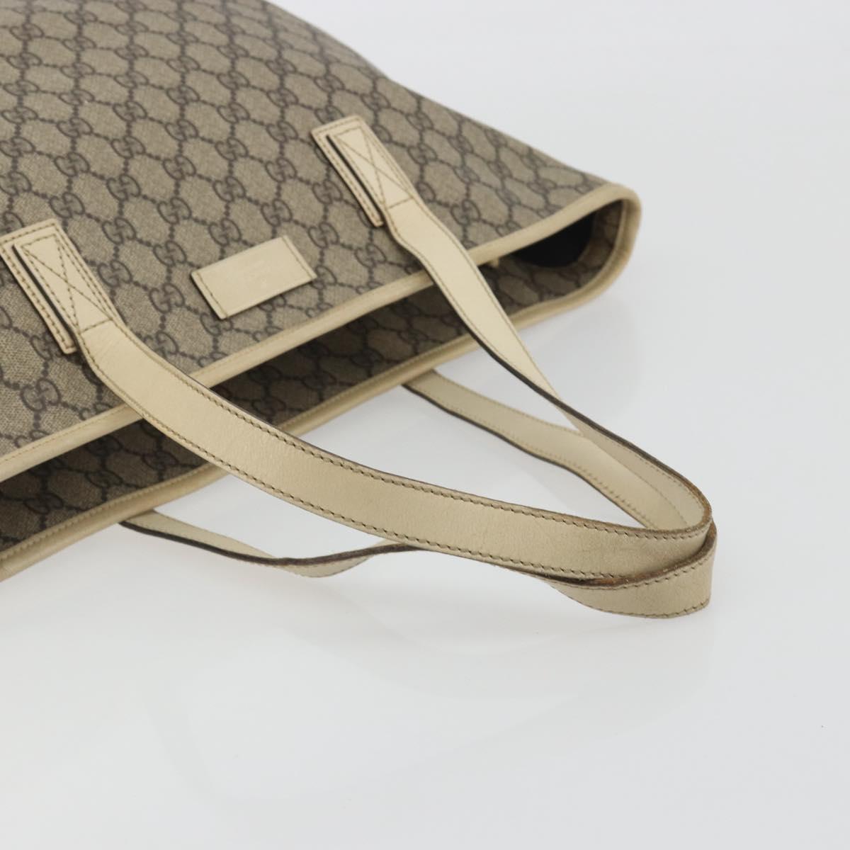 Borsa tote GUCCI GG Supreme in PVC beige 211137 Autentica 194013 - Jerrillo image 7