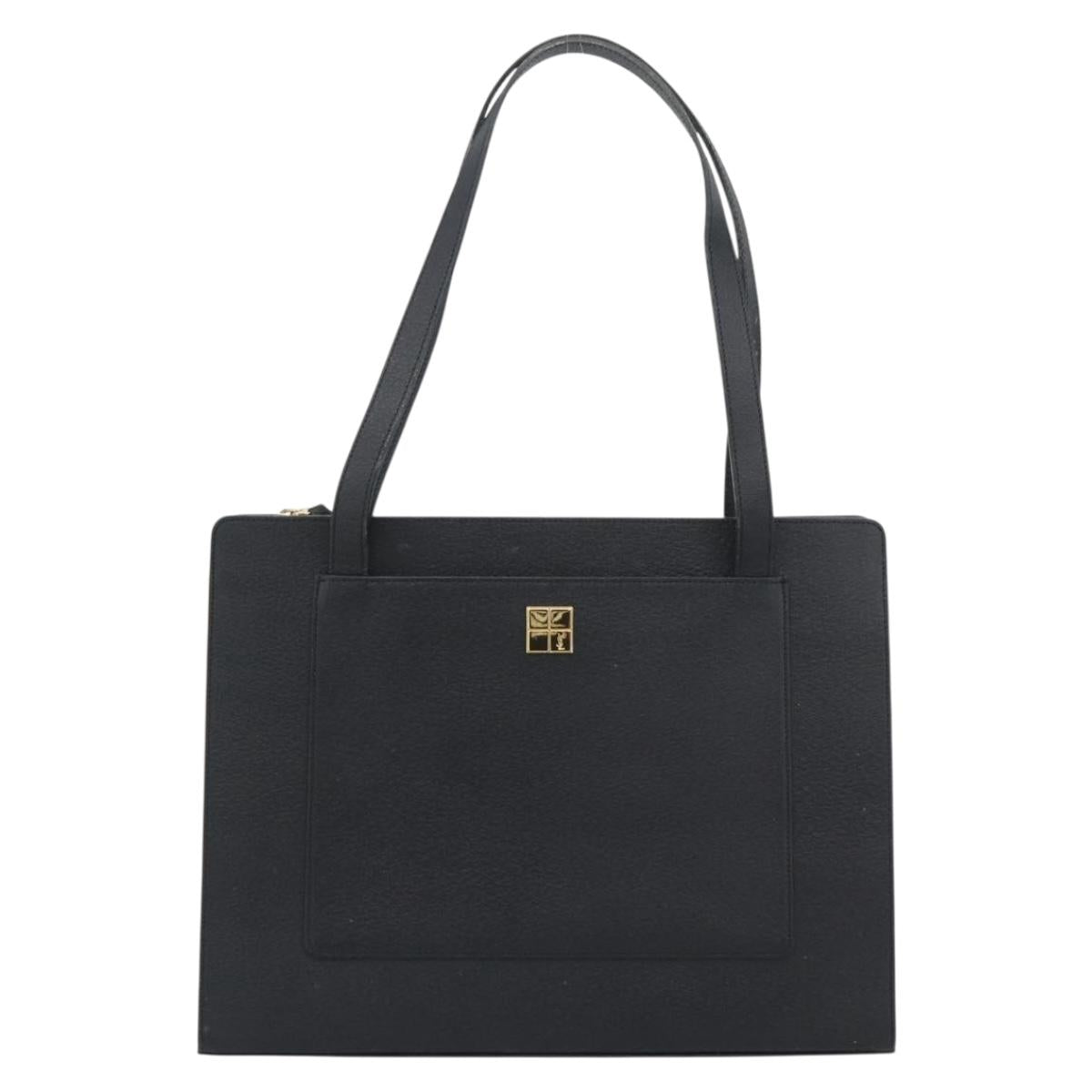 Borsa tote SAINT LAURENT in pelle nera e oro, autentica 194015 - Jerrillo image 2