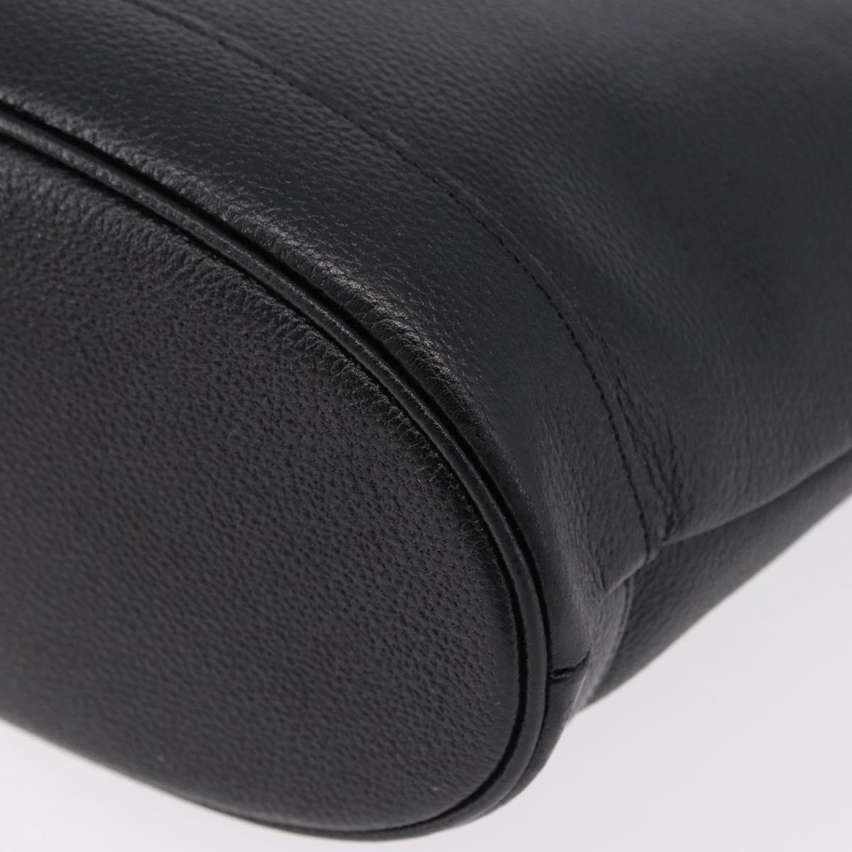 SAINT LAURENT Hand Bag Leather Black Auth 194110 - Jerrillo image 10