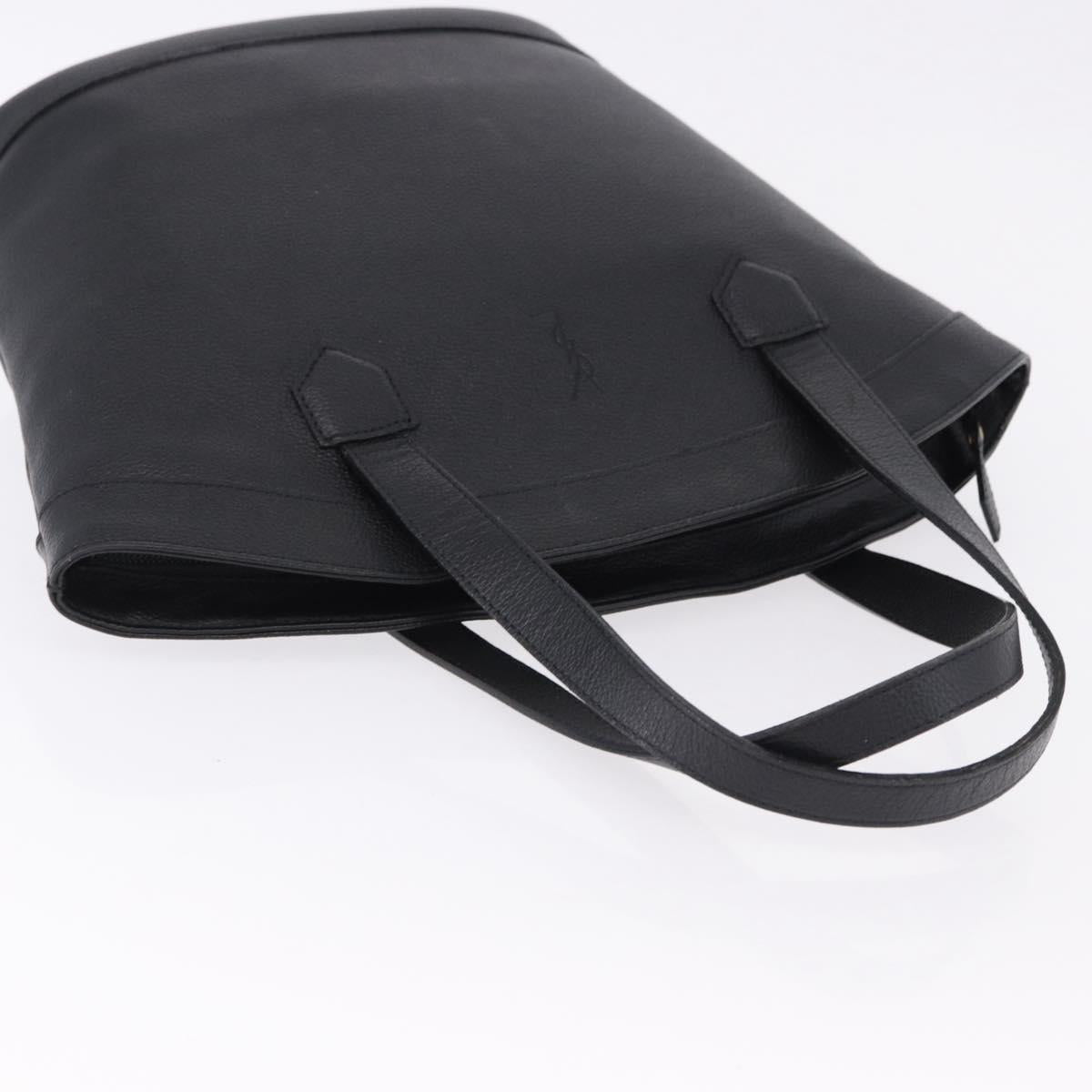 SAINT LAURENT Hand Bag Leather Black Auth 194110 - Jerrillo image 5