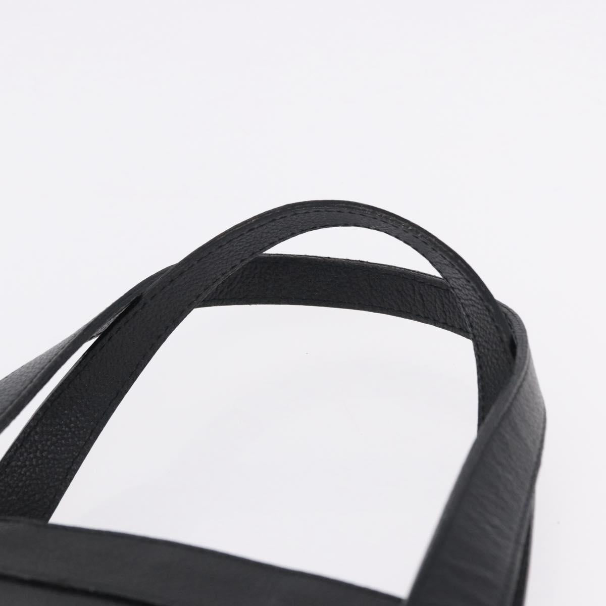 SAINT LAURENT Hand Bag Leather Black Auth 194110 - Jerrillo image 7
