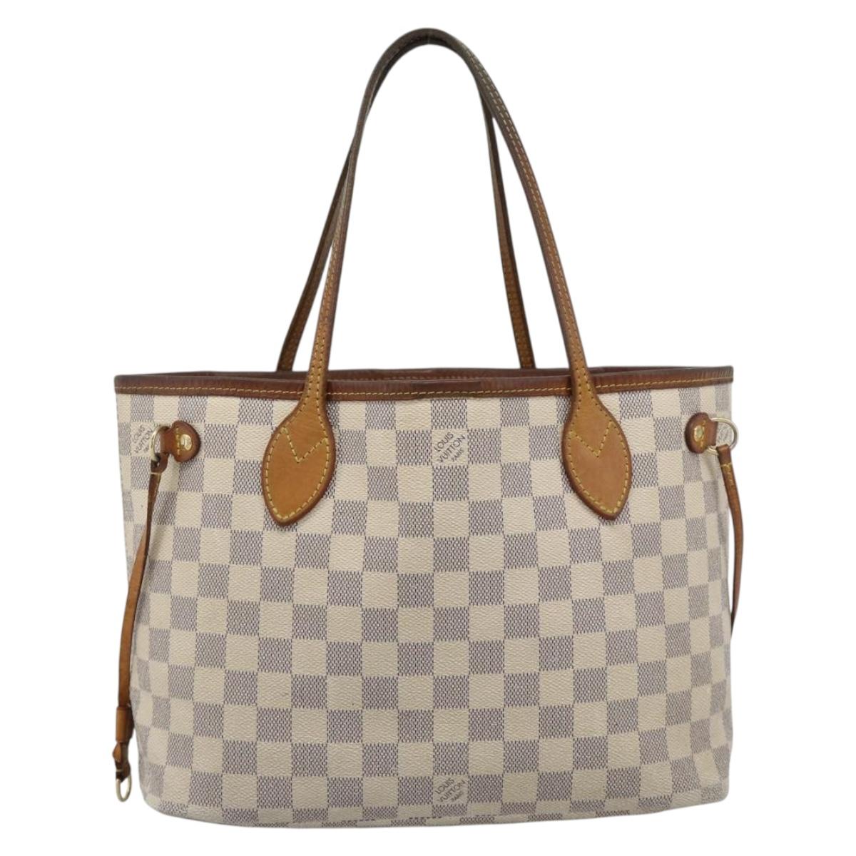 Borsa tote LOUIS VUITTON Damier Azur Neverfull PM N41362 LV Auth 194587 - Jerrillo image 2
