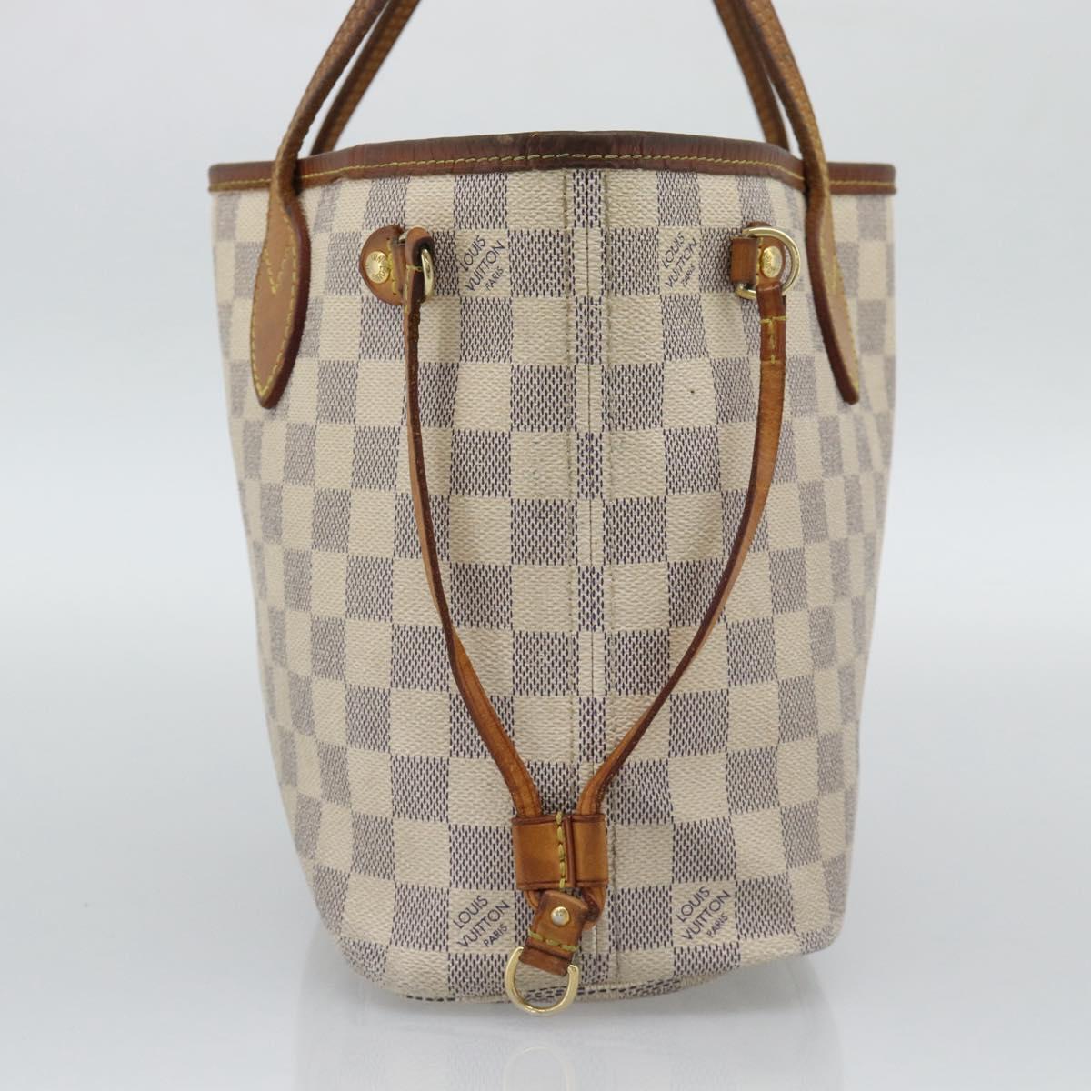 Borsa tote LOUIS VUITTON Damier Azur Neverfull PM N41362 LV Auth 194587 - Jerrillo image 4