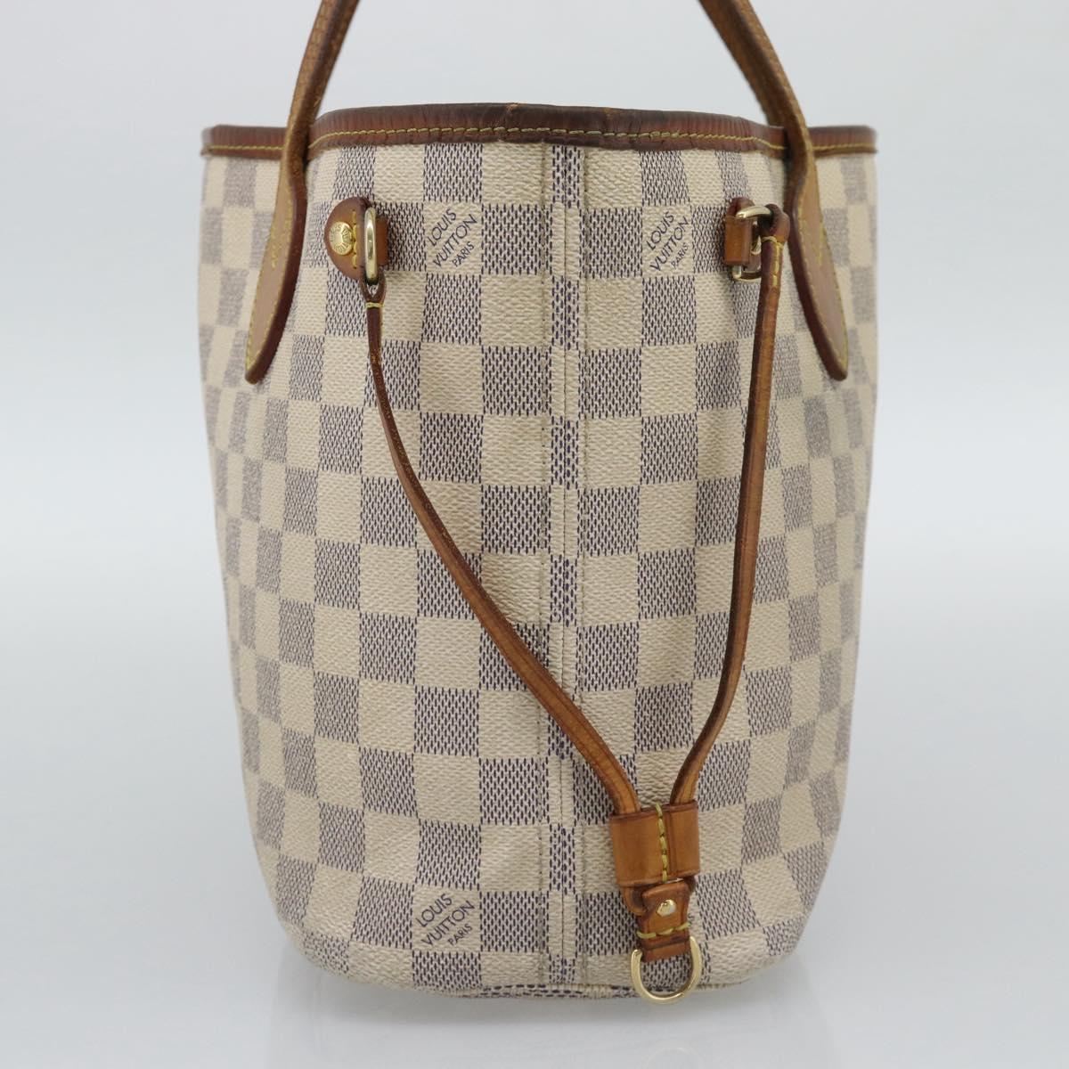 Borsa tote LOUIS VUITTON Damier Azur Neverfull PM N41362 LV Auth 194587 - Jerrillo image 5