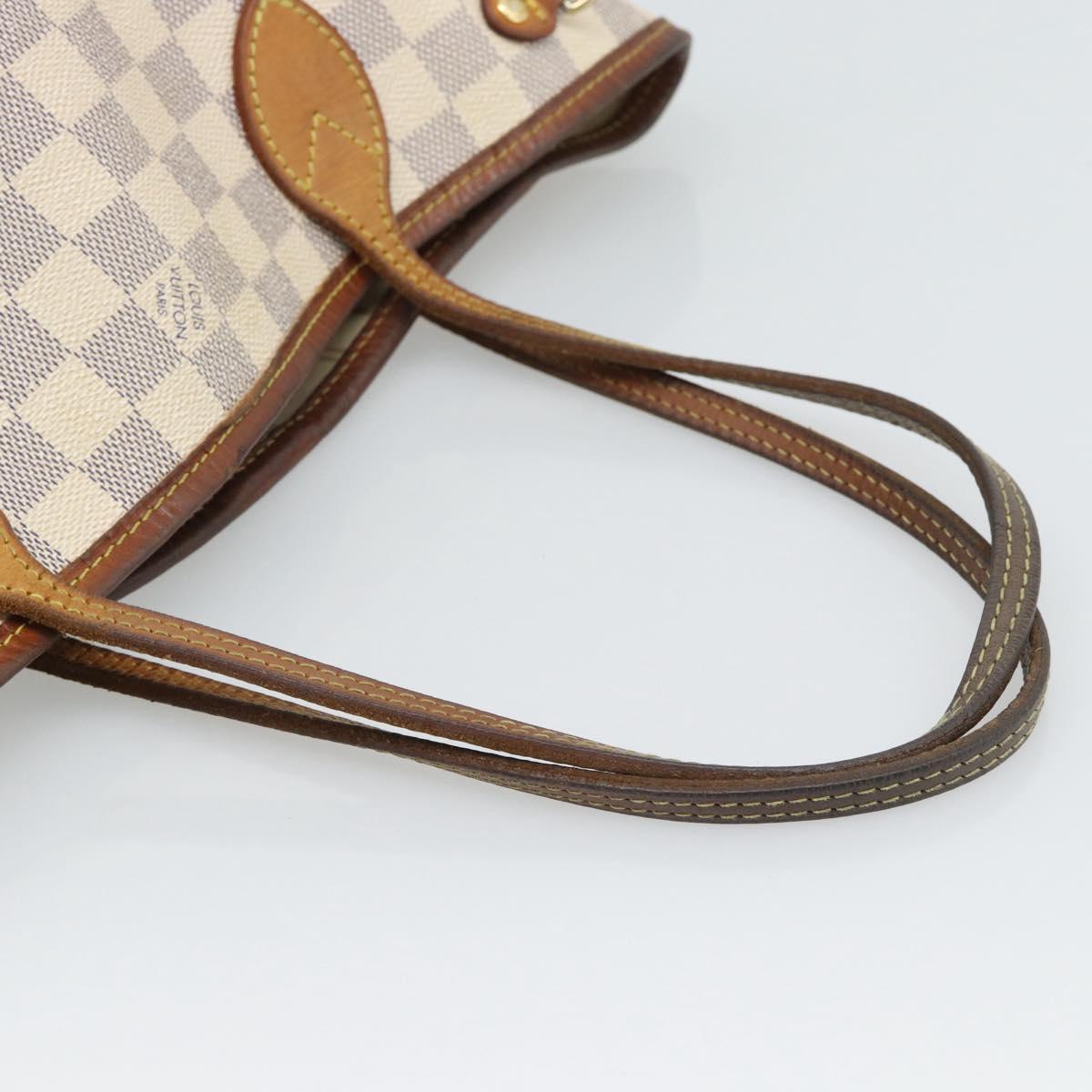 Borsa tote LOUIS VUITTON Damier Azur Neverfull PM N41362 LV Auth 194587 - Jerrillo image 7