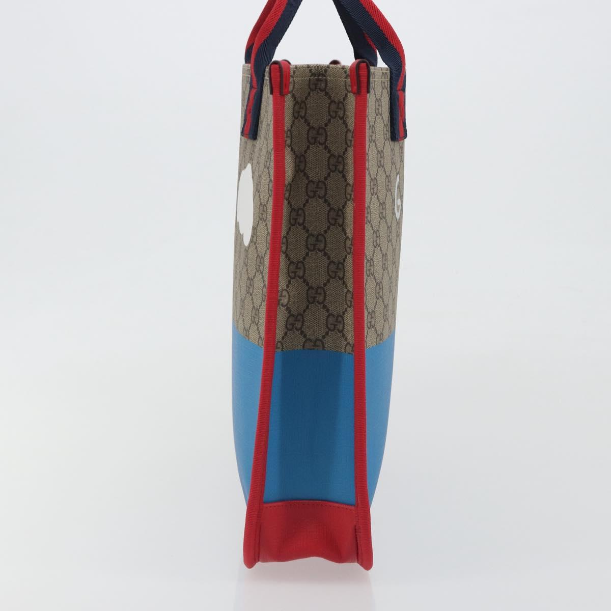 GUCCI GG Supreme Children's Tote Bag PVC Beige 605831 Auth 195180M - Jerrillo image 4