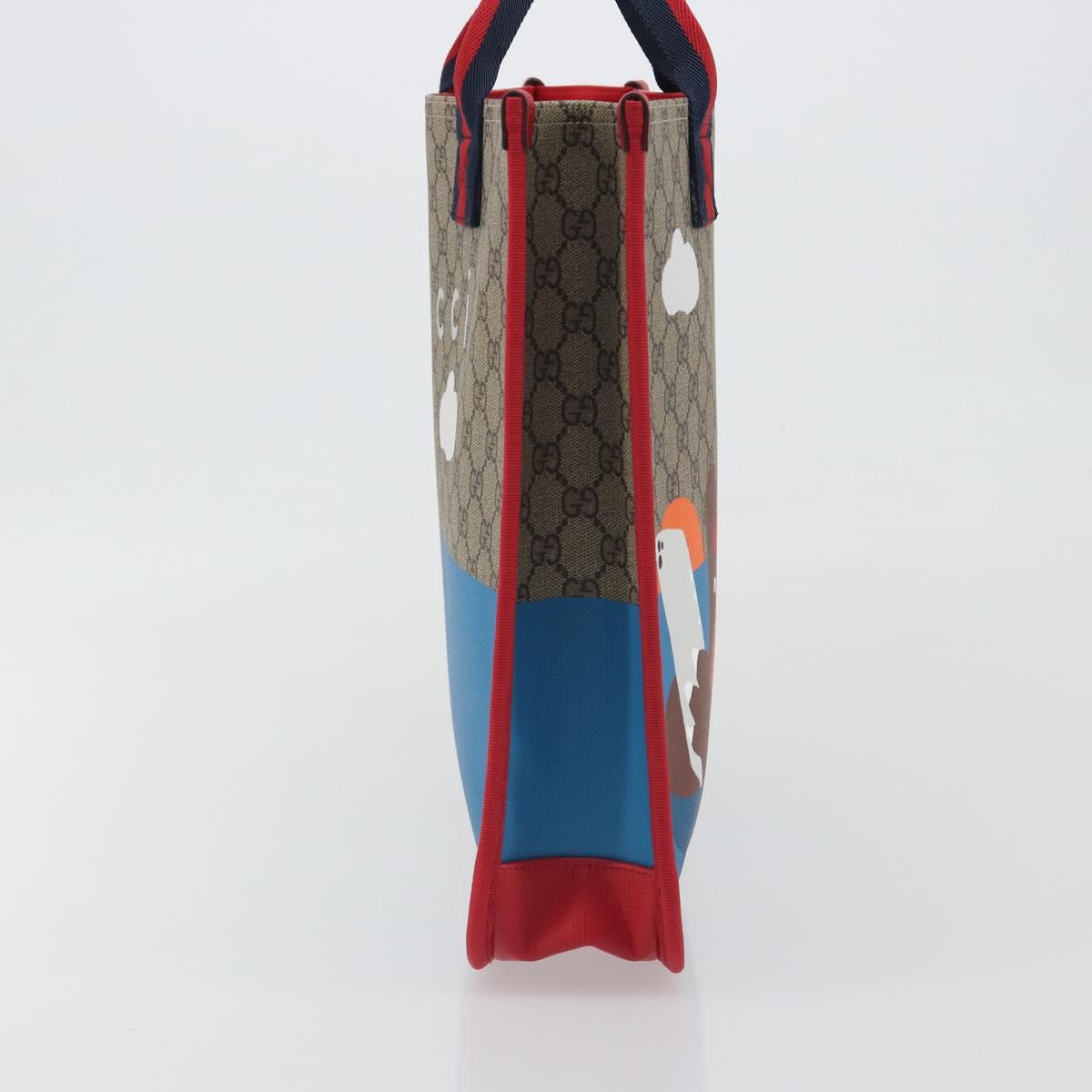 GUCCI GG Supreme Children's Tote Bag PVC Beige 605831 Auth 195180M - Jerrillo image 5