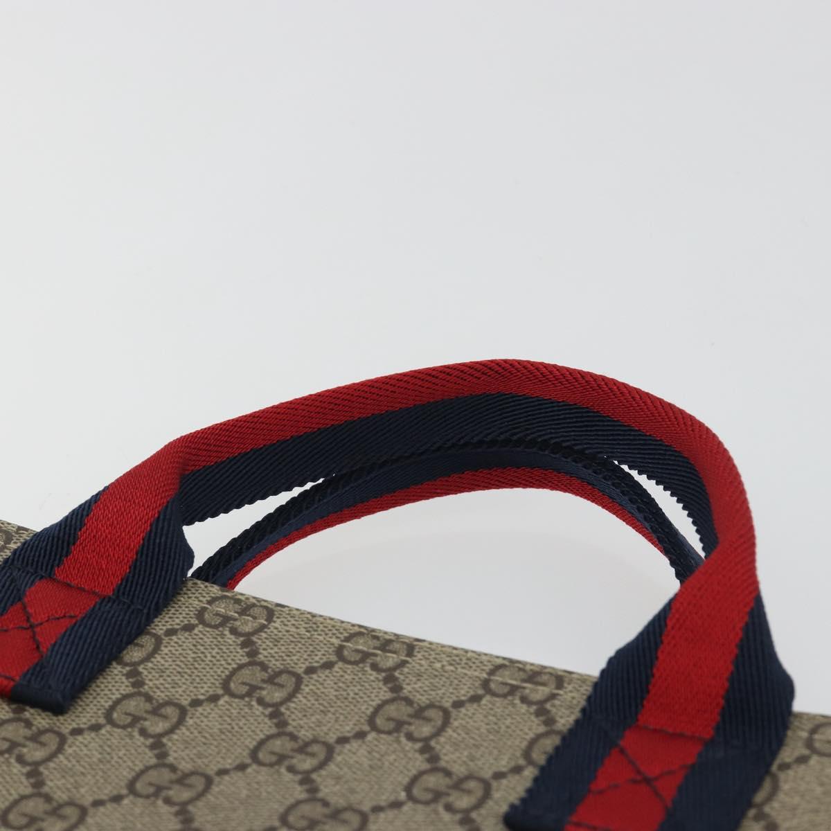 GUCCI GG Supreme Children's Tote Bag PVC Beige 605831 Auth 195180M - Jerrillo image 8