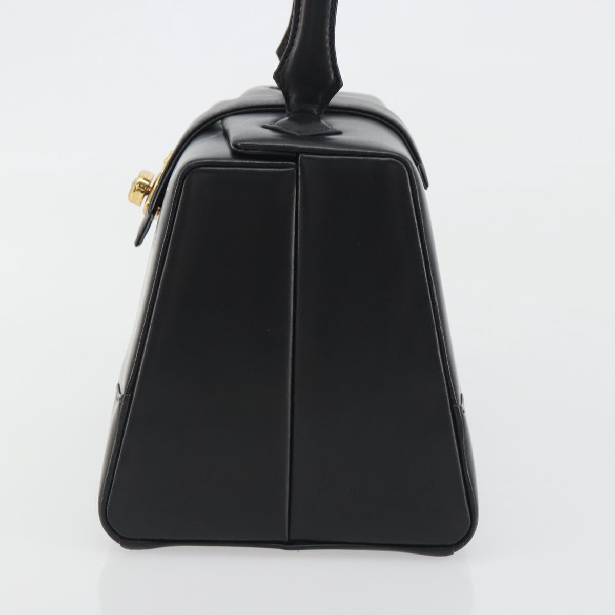 Vivienne Westwood Hand Bag Leather Black Gold Auth 195203A - Jerrillo image 4
