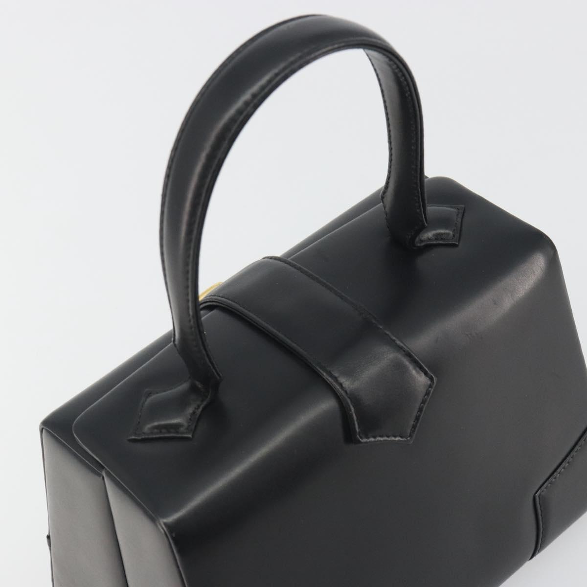 Vivienne Westwood Hand Bag Leather Black Gold Auth 195203A - Jerrillo image 6